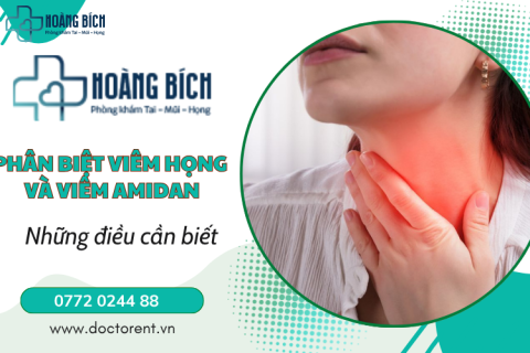 Phân biệt viêm họng và viêm amidan | Khám Tai Mũi Họng uy tín Vũng Tàu